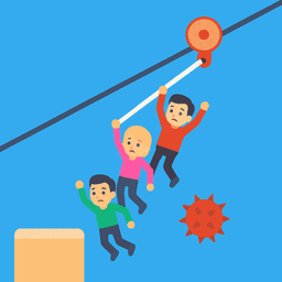 Zipline Rescue People Puzzle icon