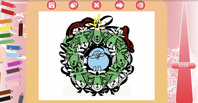 Coloring Book Santa Claus Christmas screenshot