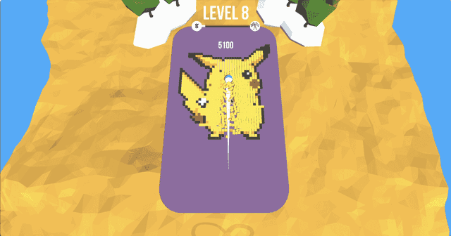 Cube Hit Game screenshot