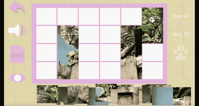 Cute Cats Puzzle screenshot