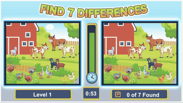 Find 7 Differences Kids