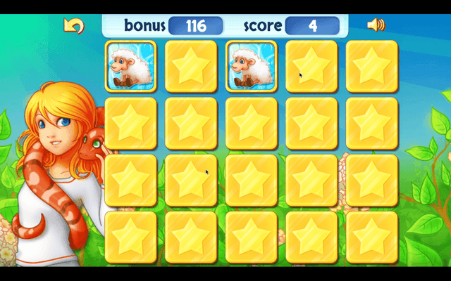 Flip Card Memory Test screenshot