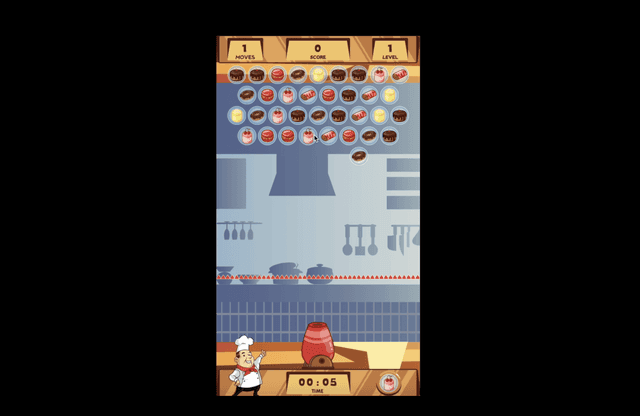 Happy Chef Bubble Shooter