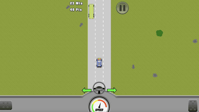 Highway Chase Top View