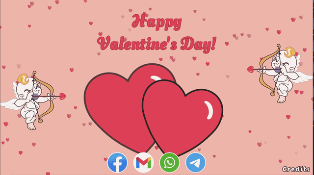 Valentine canvas